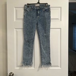 Free people distressed jeans